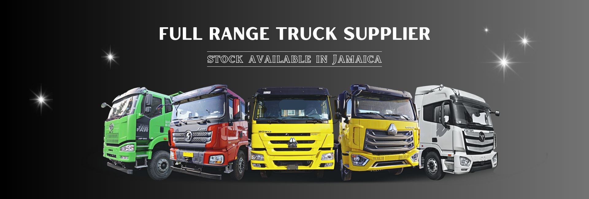 Truck Trailer for Sale in Jamaica Foton Trucks Jamaica Shacman