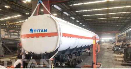 Fuel Tanker Trailer is Ready to Sent to Jamaica.