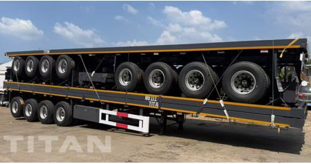 4 Axle Flatbed Trailer will be Sent for Jamaica