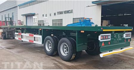  40 ft Flatbed Trailer will be Sent to Jamaica