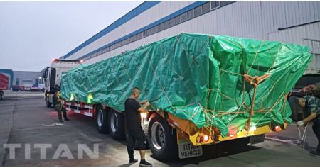 4 Axle Low Loader Trailer will be Sent to Jamaica.
