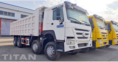 Used Sinotruk Howo 8x4 Tipper Truck will be sent to Jamaica