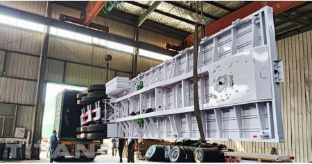 Tri Axle Flat Bed Trailer will be sent to Jamaica