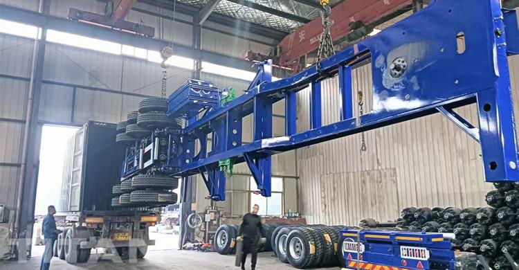 3 Axle 40 Ft Container Chassis Trailer for Sale in Jamaica