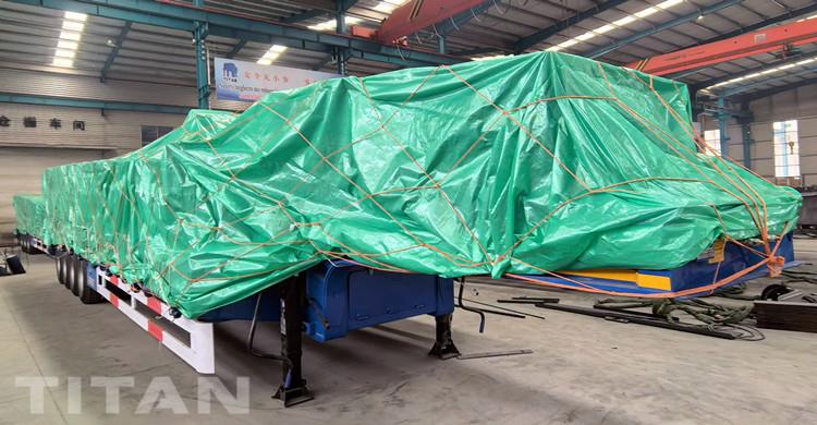 4 Axle Lowbed Trailer Truck will be sent to Jamaica