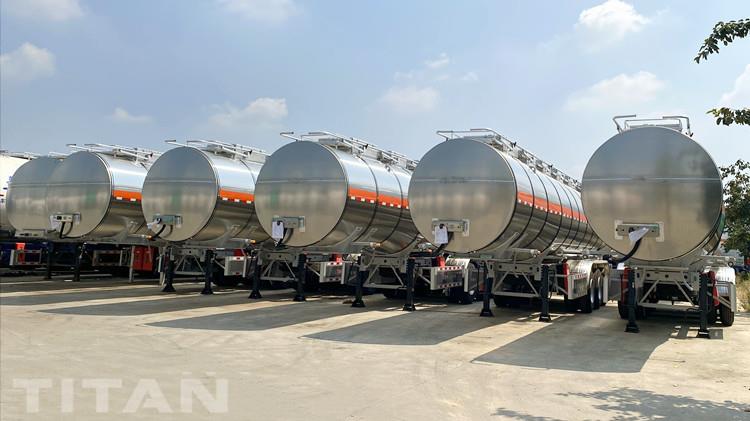Aluminum Alloy Oil Tanker Trailer for Sale in Jamaica