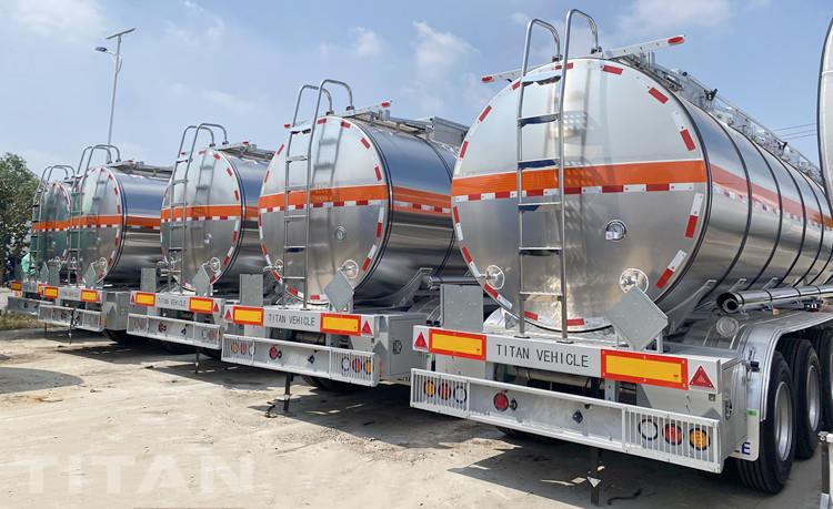 Aluminum Alloy Oil Tanker Trailer for Sale in Jamaica