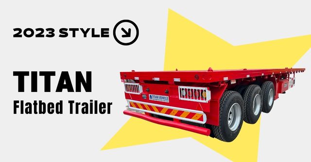 TITAN flatbed trailer