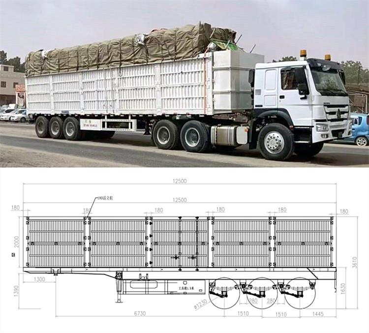 Different Types of Cargo Semi Trailer in Jamaica