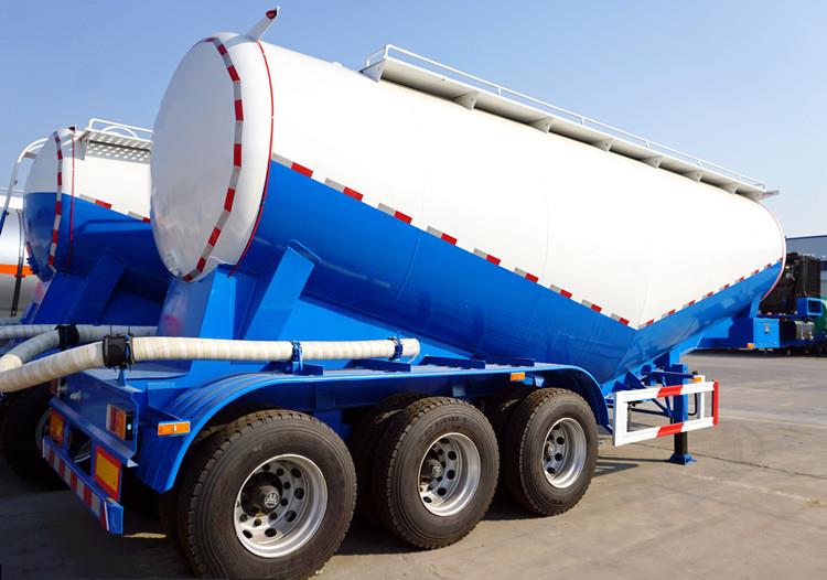 Pneumatic Dry Bulk Cement Tanker Trailer for Sale in Jamaica Port Antonio