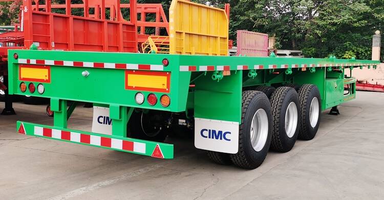 CIMC Tri Axle Trailer | CIMC Flatbed Semi Trailer for Sale