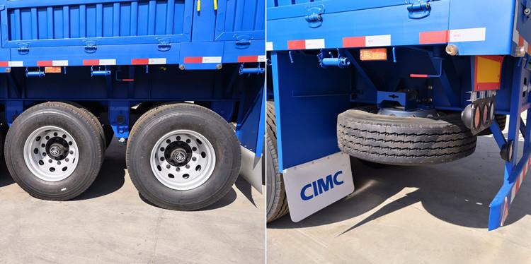CIMC Tri Axle Stake Trailer for Cargo Transport