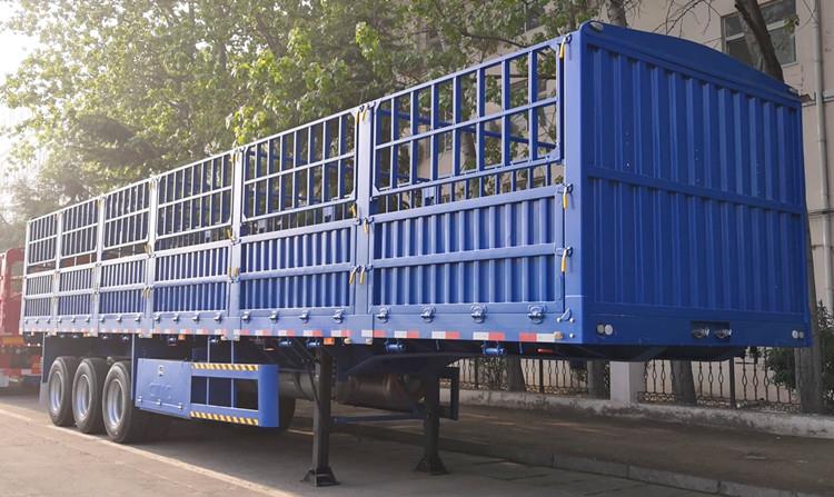 CIMC Tri Axle Stake Trailer for Cargo Transport