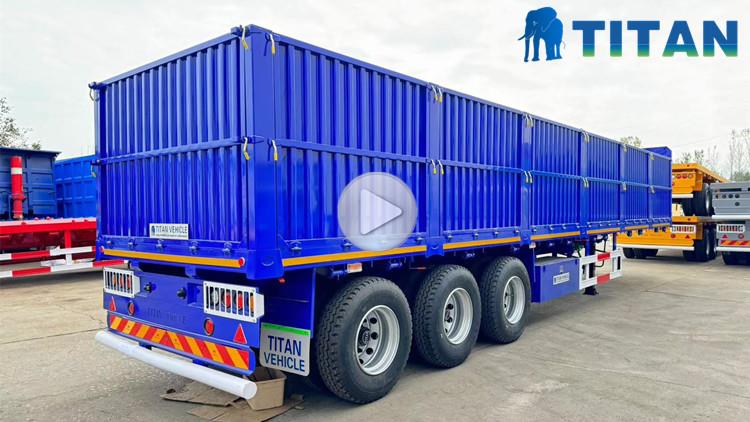 Tri Axle Side Wall Semi Trailer for Sale in Jamaica