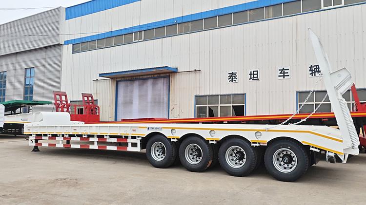 4 Axle 100 Ton Low Bed Trailer for Sale in Jamaica