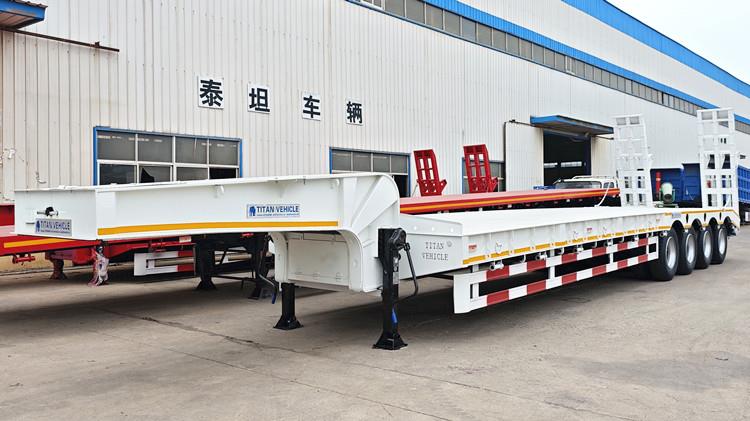 4 Axle 100 Ton Low Bed Trailer for Sale in Jamaica