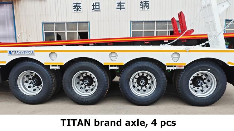 4 Axle 100 Ton Low Bed Trailer for Sale in Jamaica