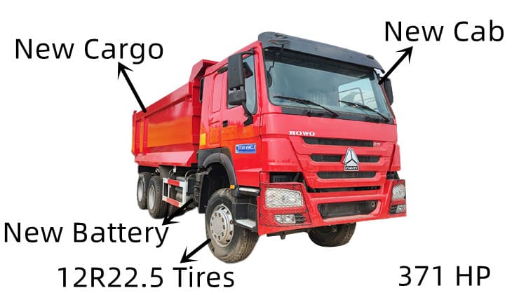 Used Howo 6x4 Dump Truck 371 for Sale in Jamaica