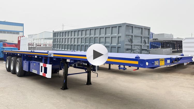 2025 New Tri Axle Flatbed Trailer for Sale near Me in Jamaica