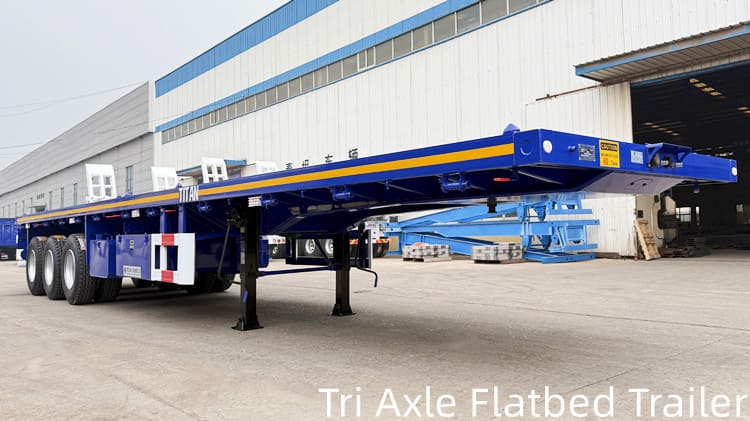 2025 New Tri Axle Flatbed Trailer for Sale near Me in Jamaica