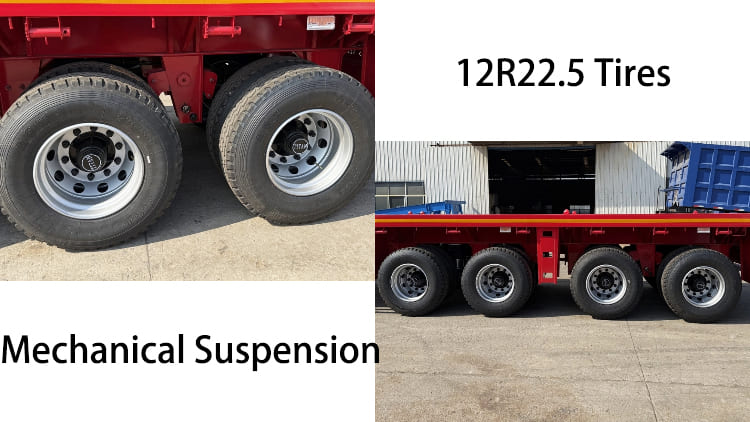 4 Axle 48 Foot Flatbed Trailer for Sale Near Me in Jamaica