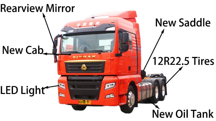 ZZ4256 Used Sitrak Howo G7S Tractor Truck for Sale in Jamaica