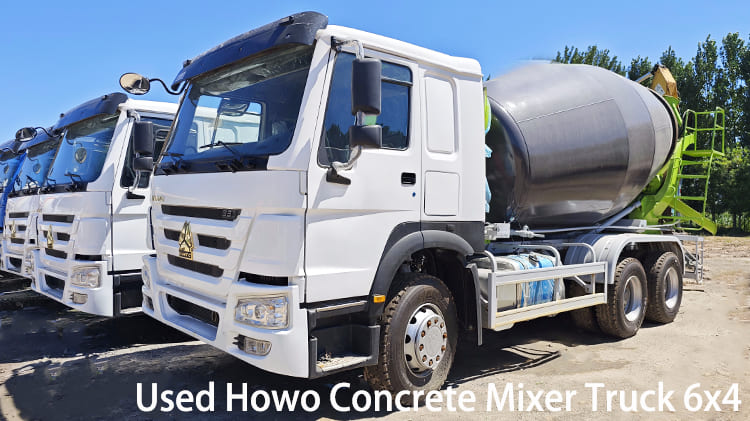 Used Howo Concrete Mixer Truck 6x4 for Sale in Jamaica