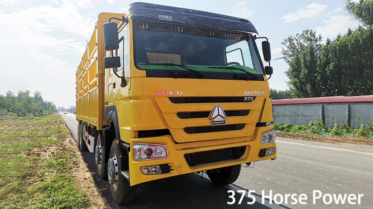 8x4 Used Howo Fence Cargo Truck for Sale in Jamaica