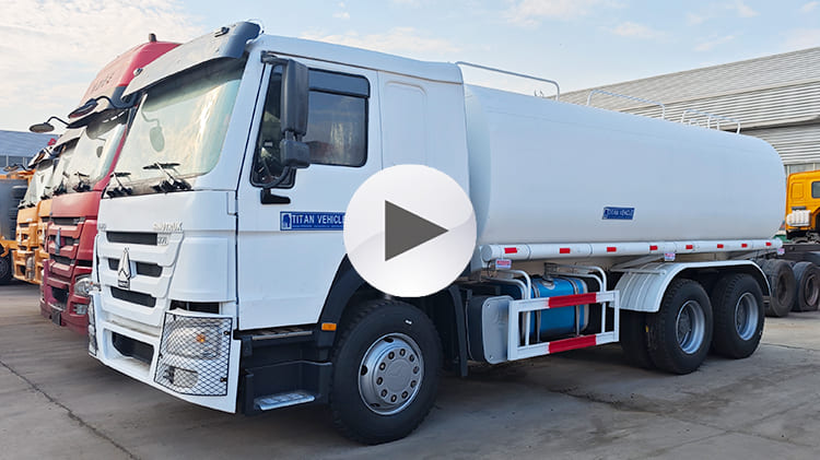 6x4 Used Howo 20000L Fuel Tanker Trucks for Sale in Jamaica
