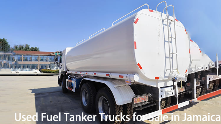 6x4 Used Howo 20000L Fuel Tanker Trucks for Sale in Jamaica