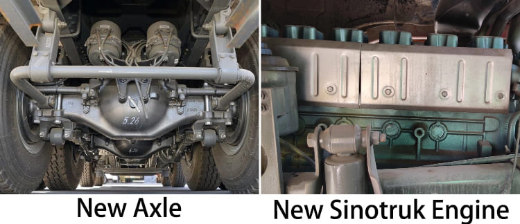 8x4 Second Hand Sinotruk Sitrak G7 Dump Truck for Sale in Jamaica