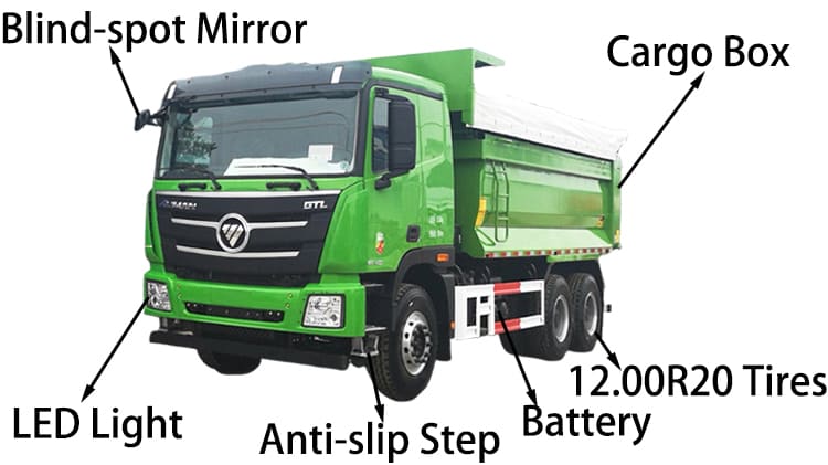 Foton GTL 10 Wheeler Dump Truck 400 HP for Sale in Jamaica