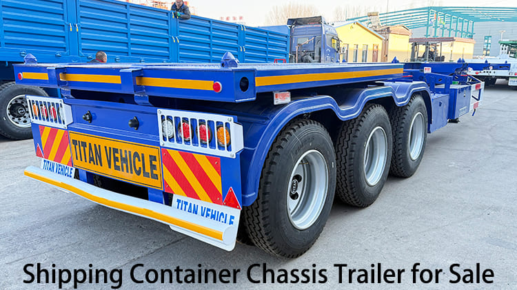 3 Axle Shipping Container Chassis Trailer for Sale in Jamaica