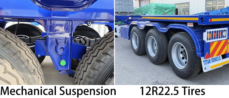 3 Axle Shipping Container Chassis Trailer for Sale in Jamaica
