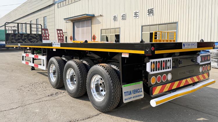 40 Foot Semi Flatbed Truck Trailer for Sale Price in Jamaica