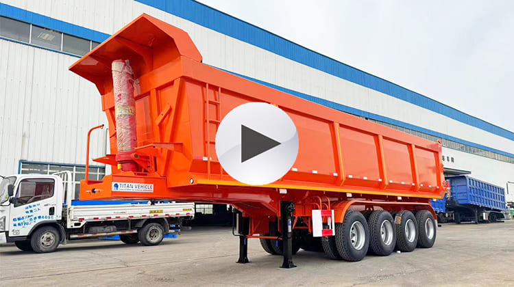 35 CBM Semi Dump Trailers for Sale Near Me | Dumper Trailer for Sale in Jamaica