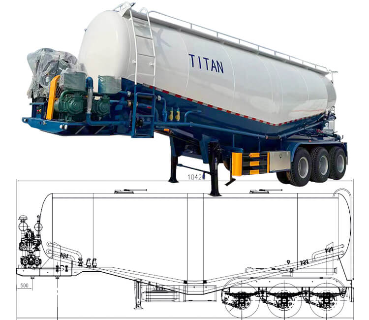 3 Axle Bulker Cement Tanker Truck for Sale Prices in Jamaica