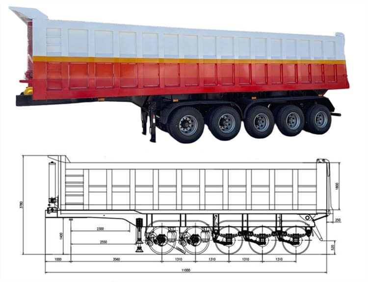Semi Dump Trailer for Sale in Jamaica