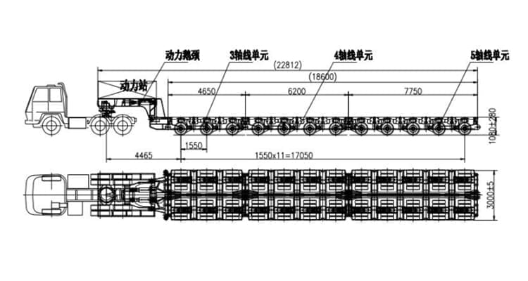 Hydraulic Multi Axle Trailer for Sale in Jamaica