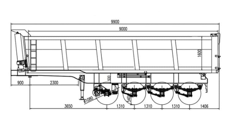 4 Axle Semi Dump Trailers For Sale in Jamaica