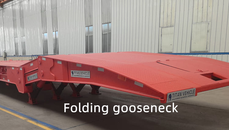 Folding Gooseneck Lowboy Trailer for Sale in Jamaica