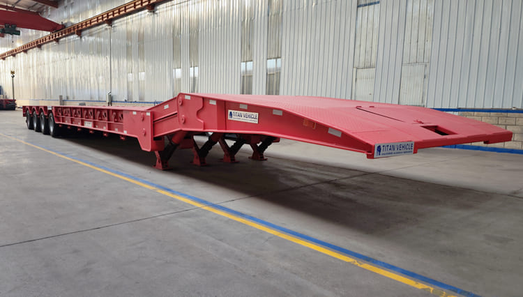 Folding Gooseneck Lowboy Trailer for Sale in Jamaica