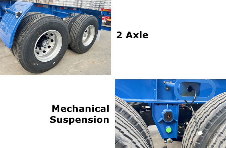 CIMC 2 Axle 40FT Gooseneck Skeletal Trailer for Sale in Jamaica