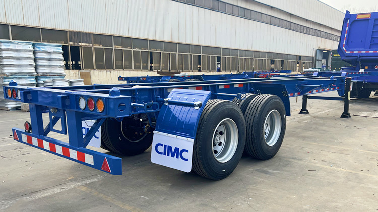 CIMC 2 Axle 40FT Gooseneck Skeletal Trailer for Sale in Jamaica
