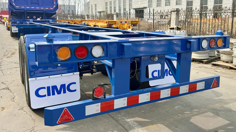CIMC 2 Axle 40FT Gooseneck Skeletal Trailer for Sale in Jamaica