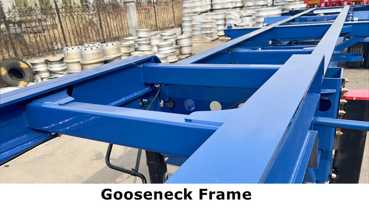 CIMC 2 Axle 40FT Gooseneck Skeletal Trailer for Sale in Jamaica