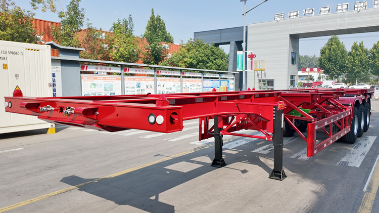 3 Axle 40 Foot Container Chassis Trailer for Sale in Jamaica