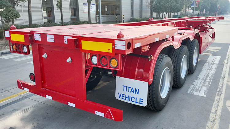 3 Axle 40 Foot Container Chassis Trailer for Sale in Jamaica