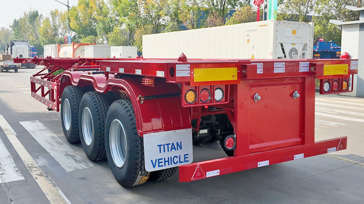 3 Axle 40 Foot Container Chassis Trailer for Sale in Jamaica