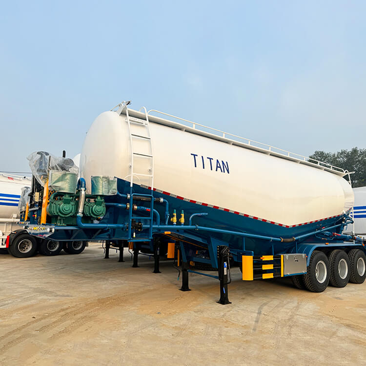3 Axle Bulker Cement Tanker Truck